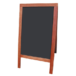 Chevalet stop trottoir A1 bois et ardoise