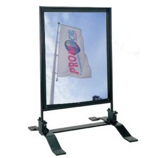 Chevalet stop trottoir A0 FLEX N4 avec 2 affiches personnalisées