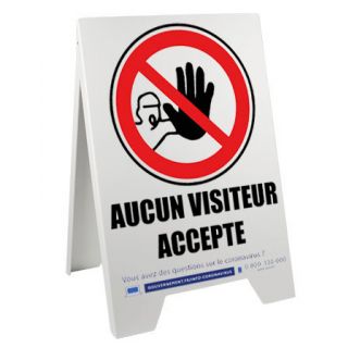 Chevalet 100 x 55 cm de sol Aucun Visiteur