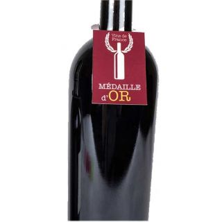 Collerette de bouteille personnalisée recto seul les 1000 ex