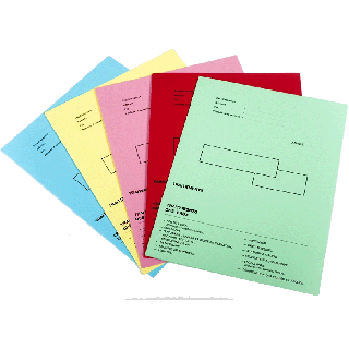 Dossiers de couleur personnalisés recto