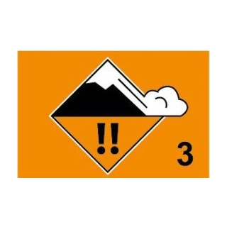 Pavillon AVALANCHE Niveau 3 - Risque Marqué - 100x150cm