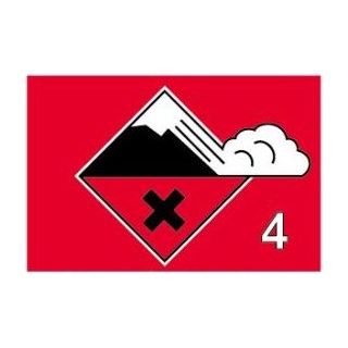 Pavillon AVALANCHE Niveau 4 - Risque Fort - 100x150cm