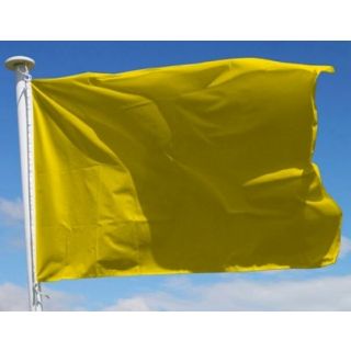 Drapeau de baignade jaune 125 x 150 cm