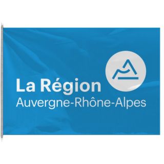 Drapeau région Auvergne Rhône Alpes 150 x 225 cm