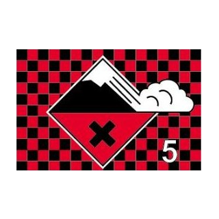 Pavillon AVALANCHE Niveau 5 - Risque Très Fort - 100x150cm