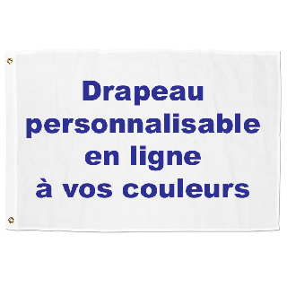 Drapeau personnalisé 120 x 180 cm les 20 ex