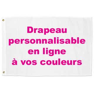Drapeau personnalisé 120 x 180 cm les 15 ex