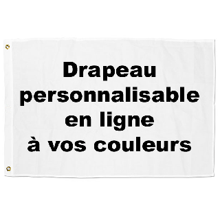 Drapeau personnalisé 120 x 180 cm à l'unité