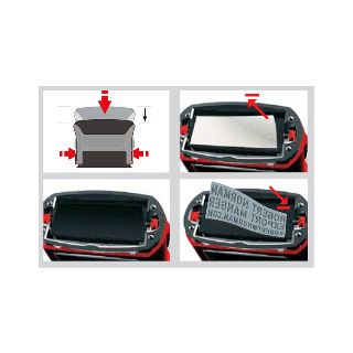 Empreinte personnalisée pour tampon encreur Trodat printy 4914