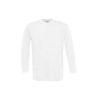 T-shirt exact 150 blanc manches longues