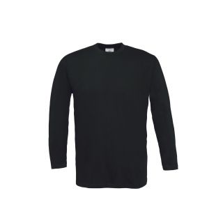 T-shirt exact 150 noir manches longues