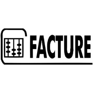 Empreinte de tampon facture