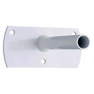 Fixation murale seule droite pour mat de façade de 36 mm