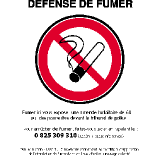 interdiction de fumer avec décret