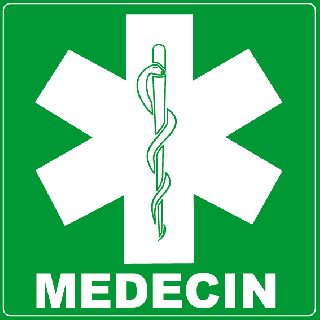 Panneau médecin PVC