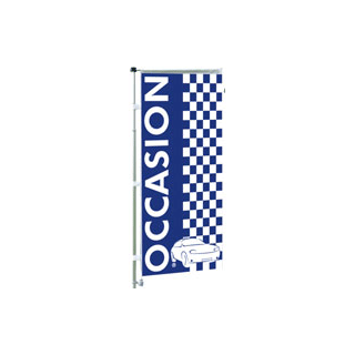 Kit mat & drapeau occasion ECO bleu 6 m
