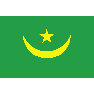 Drapeau Mauritanie 150 x 225 cm