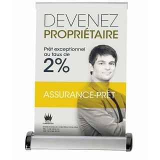 Mini Roll-up avec visuel A4
