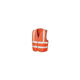 Gilet fluo personnalisable orange