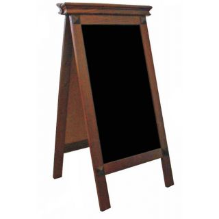 Chevalet stop trottoir ardoise BOISP2BLD