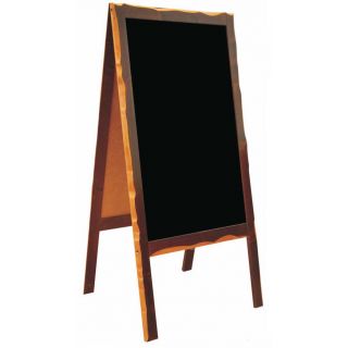 Chevalet stop trottoir ardoise BOISP2BLK