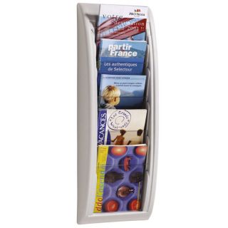 Porte brochures A5 mural PAP5A5G avec documents insérés