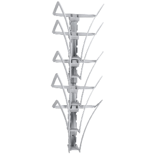 Présentoir A4+ mural PRMP5C