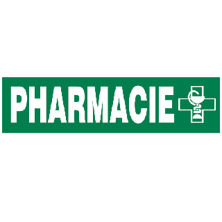 autocollant pharmacie