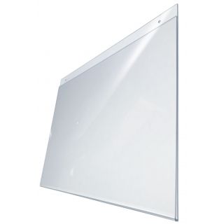 Pochette murale plexiglas A3 Horizontale prépercée de coté