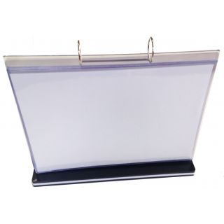Présentoir de visuel classeur A4 horizontal PRMK6102