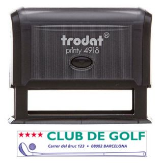 Tampon encreur personnalisé printy 4918