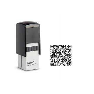 Tampon encreur carré printy 4922 personnalisé flash code / QR code internet