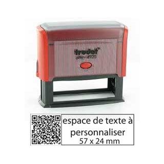 Tampon encreur printy 4925 personnalisé avec flash code / QR code internet