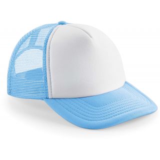 Casquette américaine Vintage B645 - Sky Blue / White
