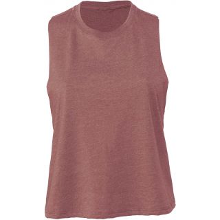 Débardeur femme crop BE6682 - Heather Mauve