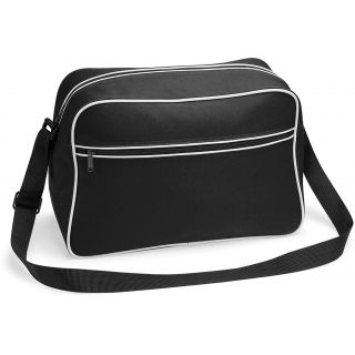 Sac bandoulière Rétro BG14 - Black / White