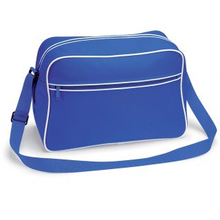 Sac bandoulière Rétro BG14 - Royal Blue / White