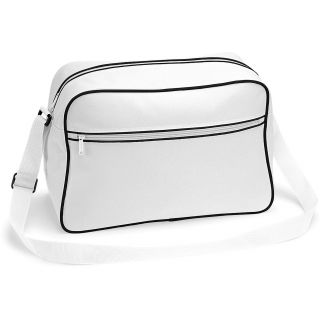 Sac bandoulière Rétro BG14 - White / Black
