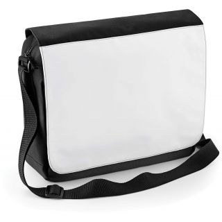 Sac messenger personnalisable en sublimation BG965 - Black