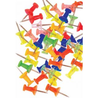 lot de 25 punaises en épingles métalliques de couleur