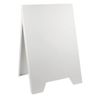 Chevalet PVC blanc ACCW100