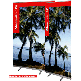Roll up mosquito structure seule pour visuel 85 x 200 cm
