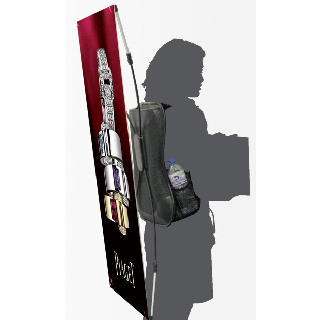 Sac à dos avec x-banner personnalisé