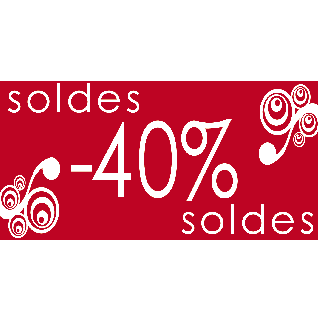 soldes -40 % baroque 60 x 30 cm