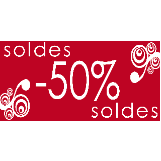 soldes -50 % baroque 60 x 30 cm