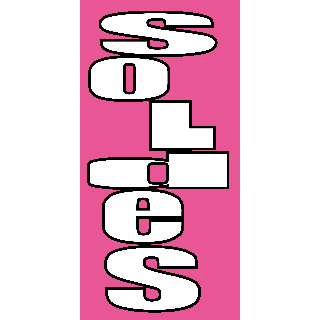 soldes electric 120 x 60 cm rose