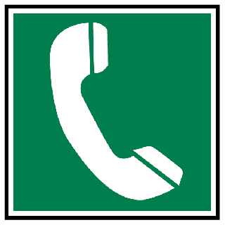 autocollant téléphone
