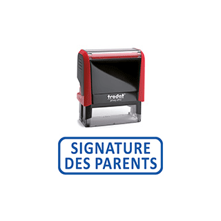 Tampon signature des parents