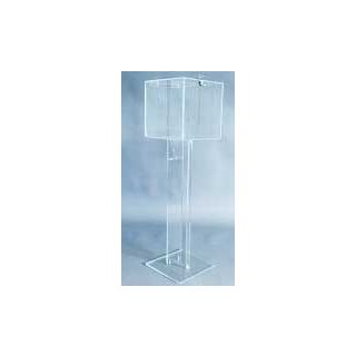 Urne Plexiglas sur pied MBM801 de profil